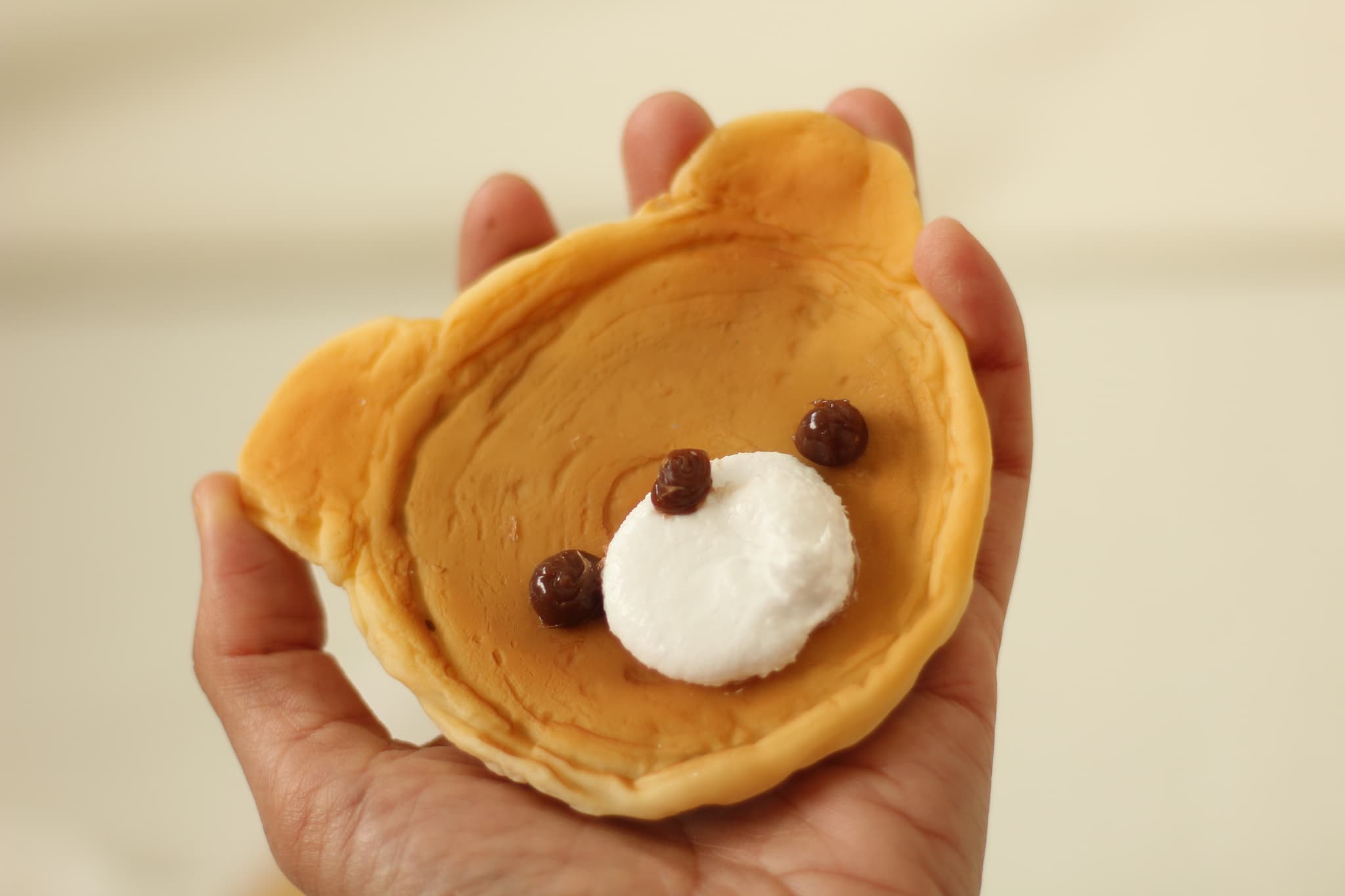 【ネジ式カラビナ付：スライド式ミラー大】くまさんのホットケーキ | 4枚目