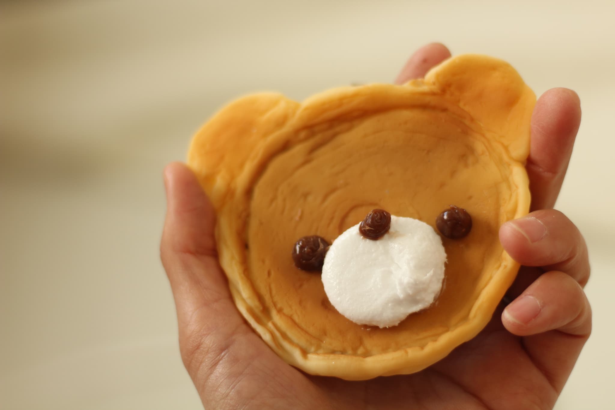 【ネジ式カラビナ付：スライド式ミラー大】くまさんのホットケーキ | 5枚目