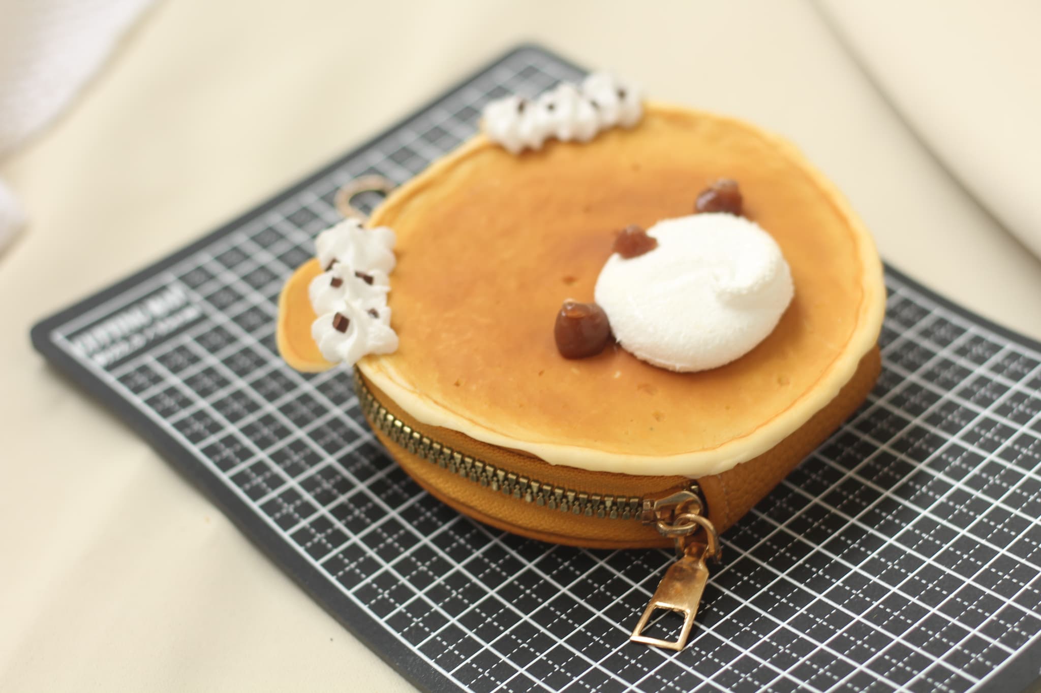 【ポーチ】くまさんのパンケーキ(クリ―ム&チョコチップ) | 12枚目