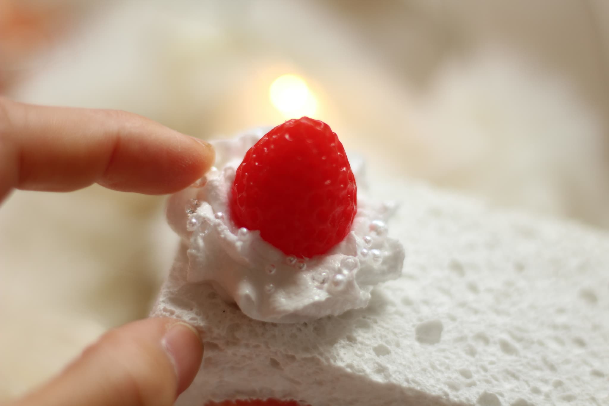 特別価格　【ポーチ】苺サンドイッチ（ショートケーキ風） | 9枚目